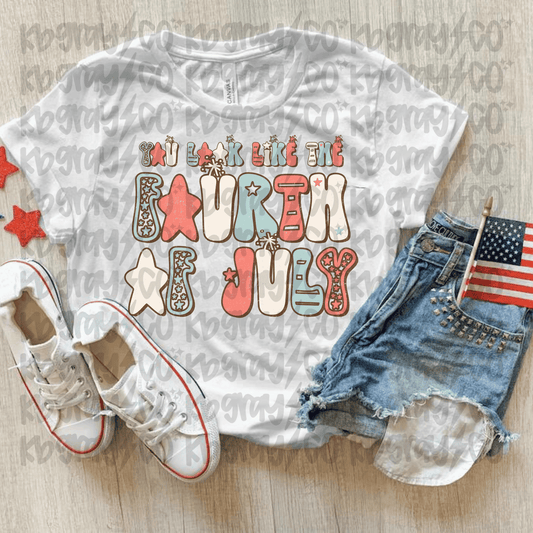 You look like the Fourth of July