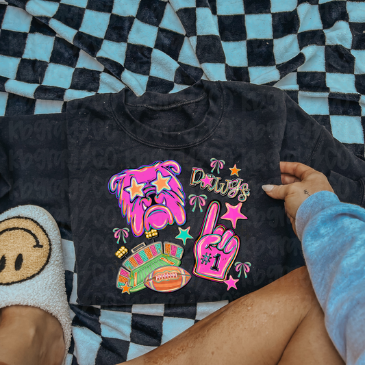 Preppy Mascot Dawgs - infant toddler and youth