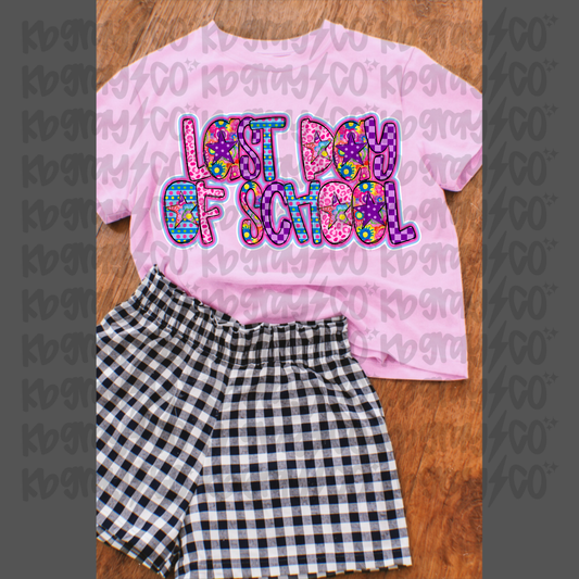 Last day of school - infant toddler and youth