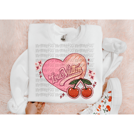 LV hearts with Cherries