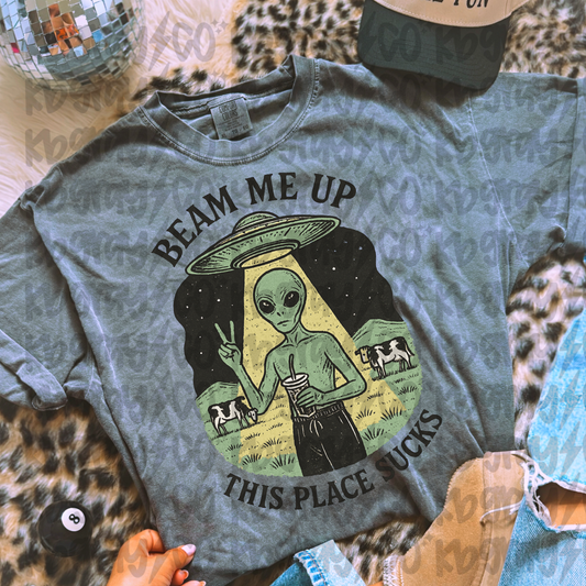 Beam me up this place sucks