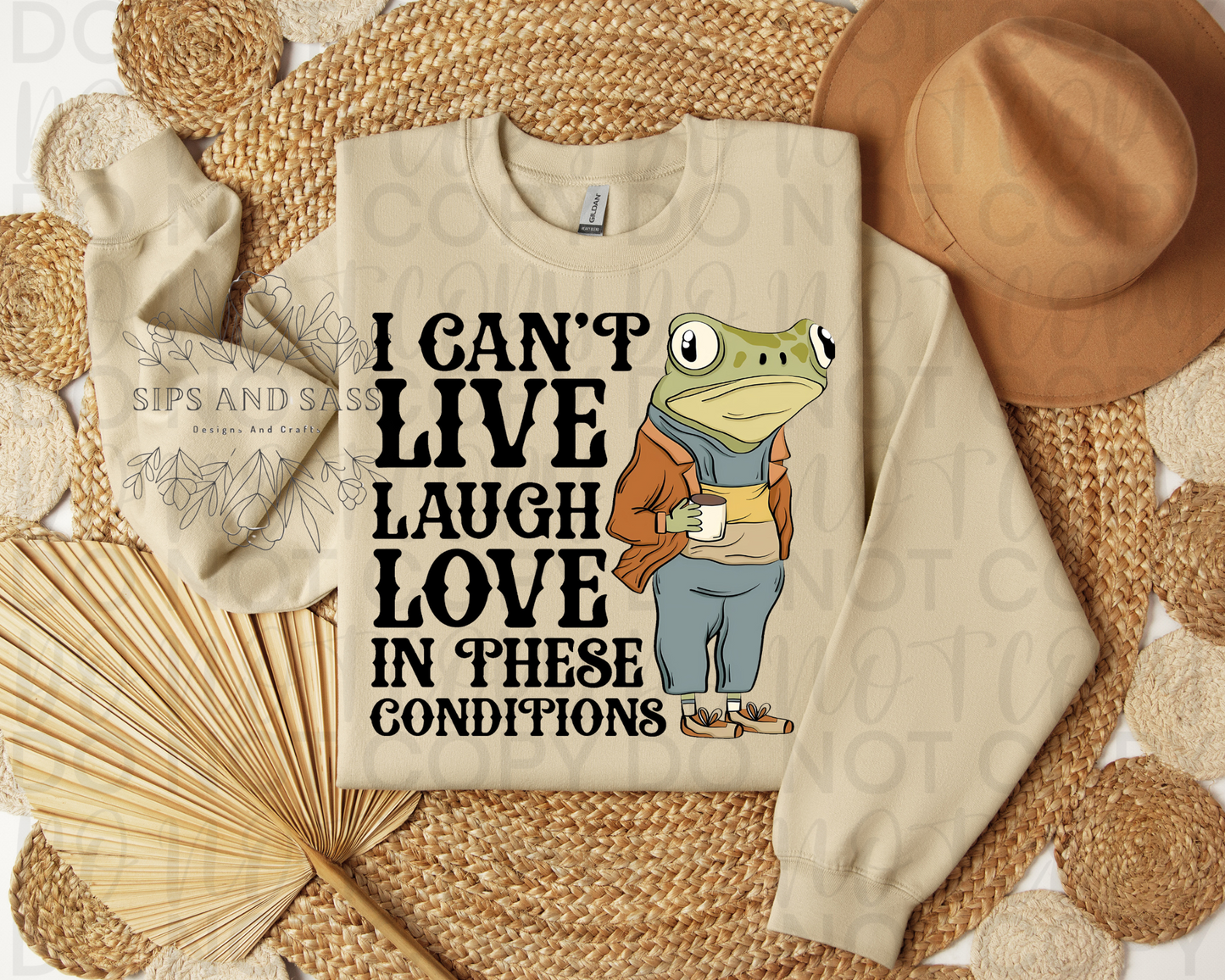 I can’t live laugh love