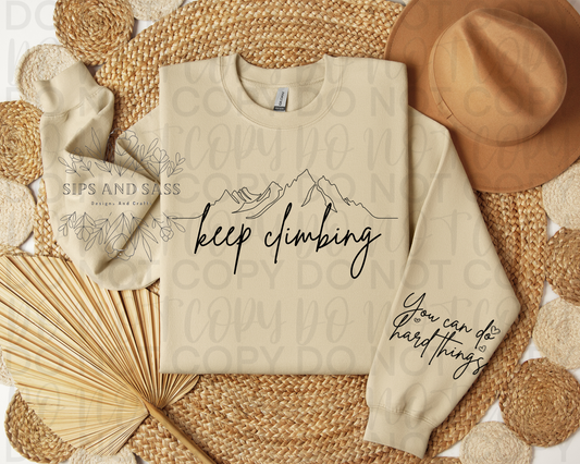 Keep climbing