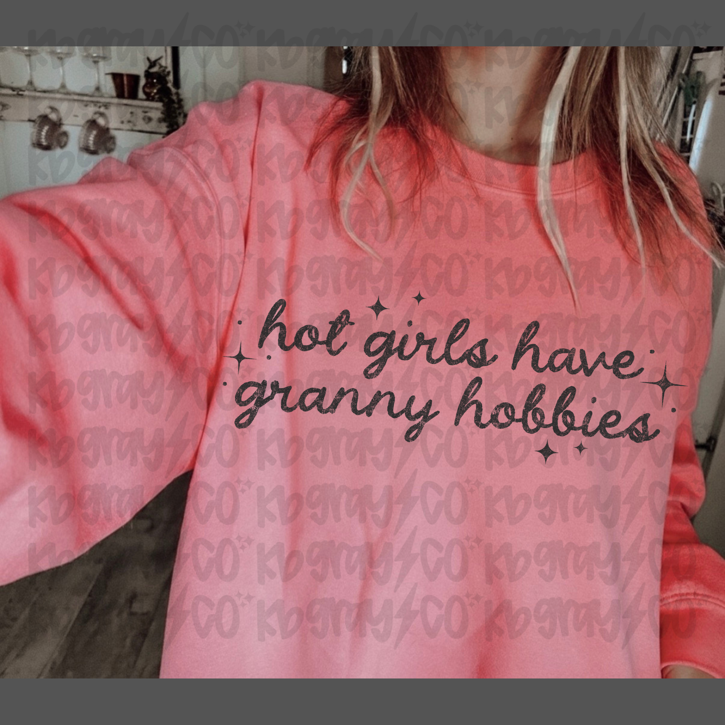 Hot girls have granny hobbies