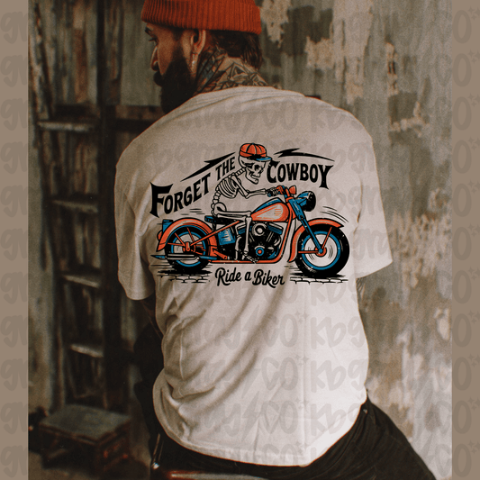 Forget the cowboy ride a biker