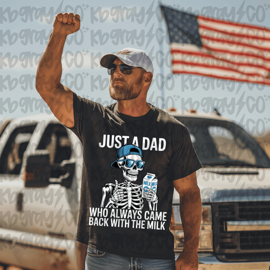 Just a dad who always came back with the milk