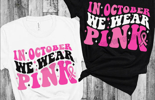 In October we wear pink