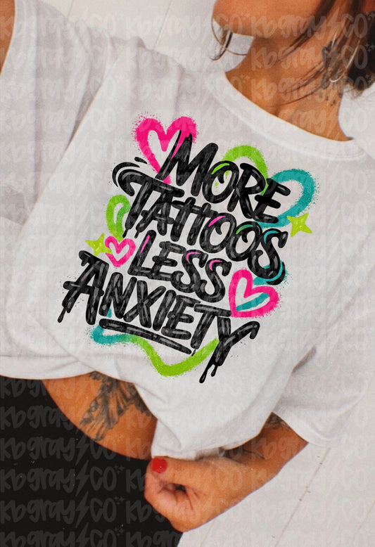 More tattoos less anxiety