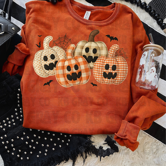Patchwork pumpkins - infant toddler and youth