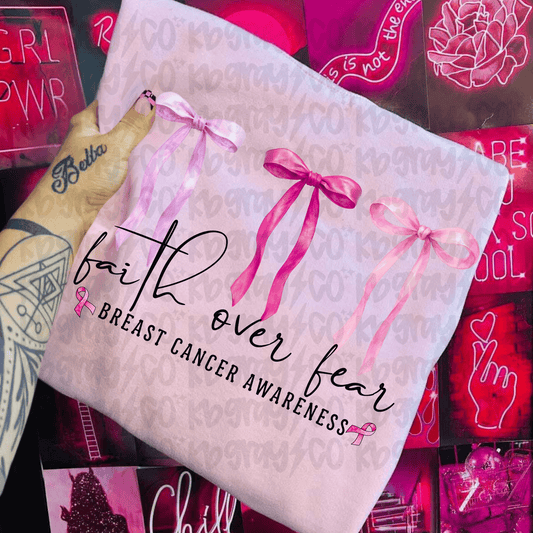 Breast cancer awareness - faith over fear