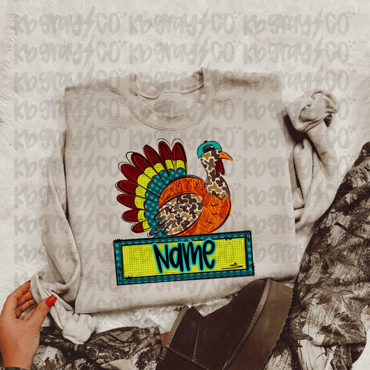 Custom name boy Turkey - infant toddler and youth