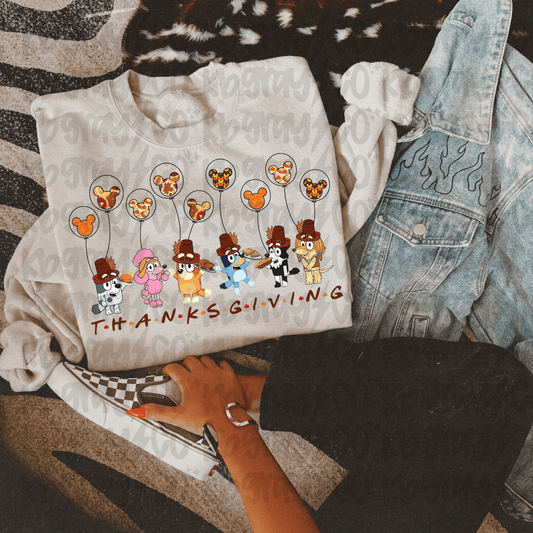 Bluey Thanksgiving - Infant toddler and youth