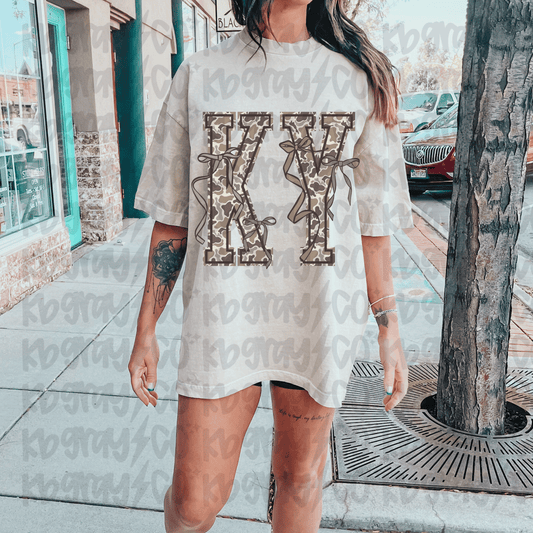 Camo KY with bows