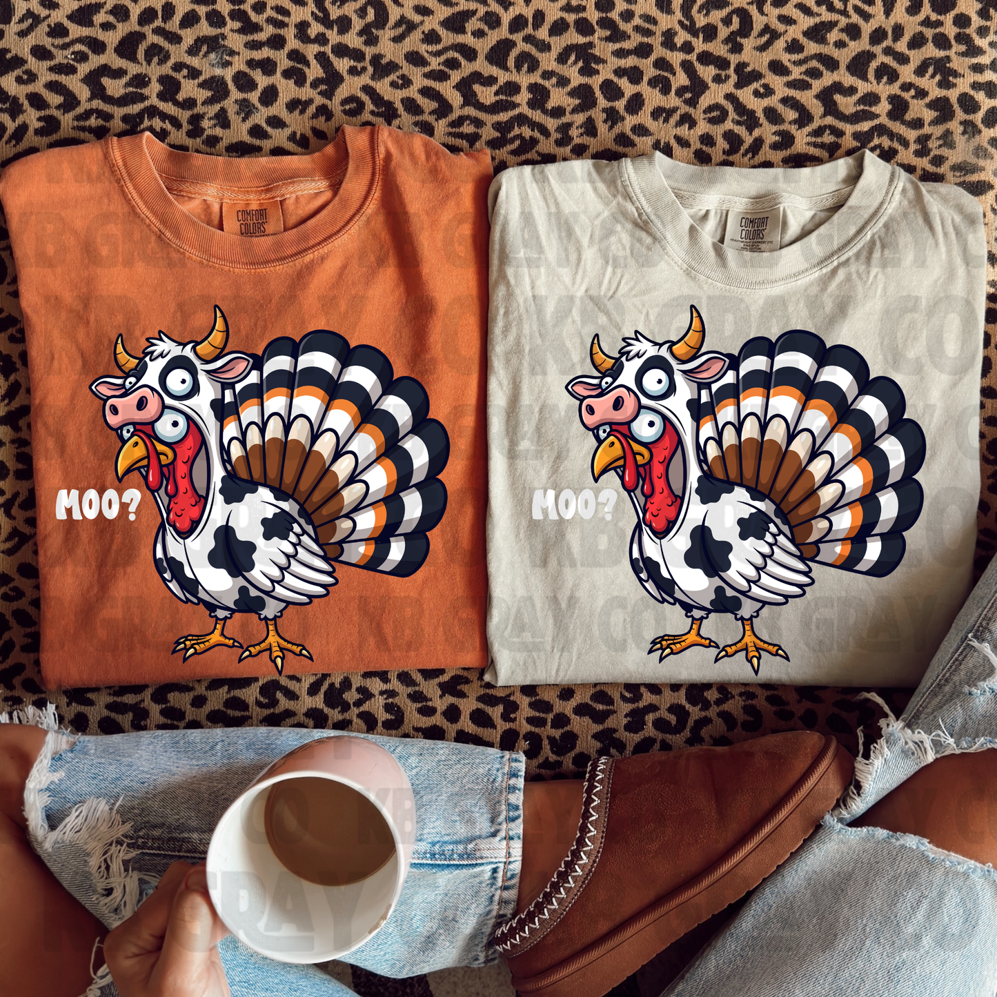 Turkey in cow suit - infant toddler and youth