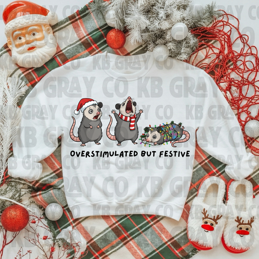 Overstimulated but festive