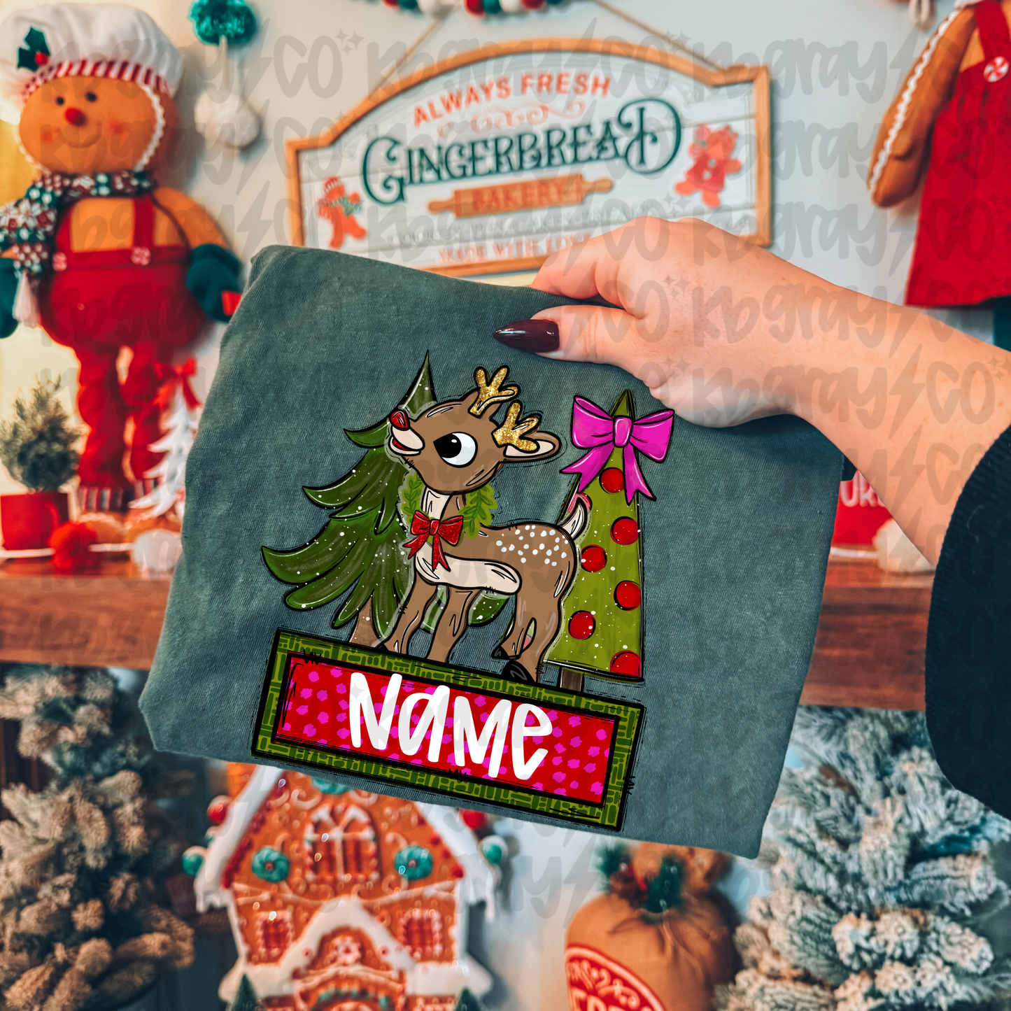 Custom Name Christmas - Adult