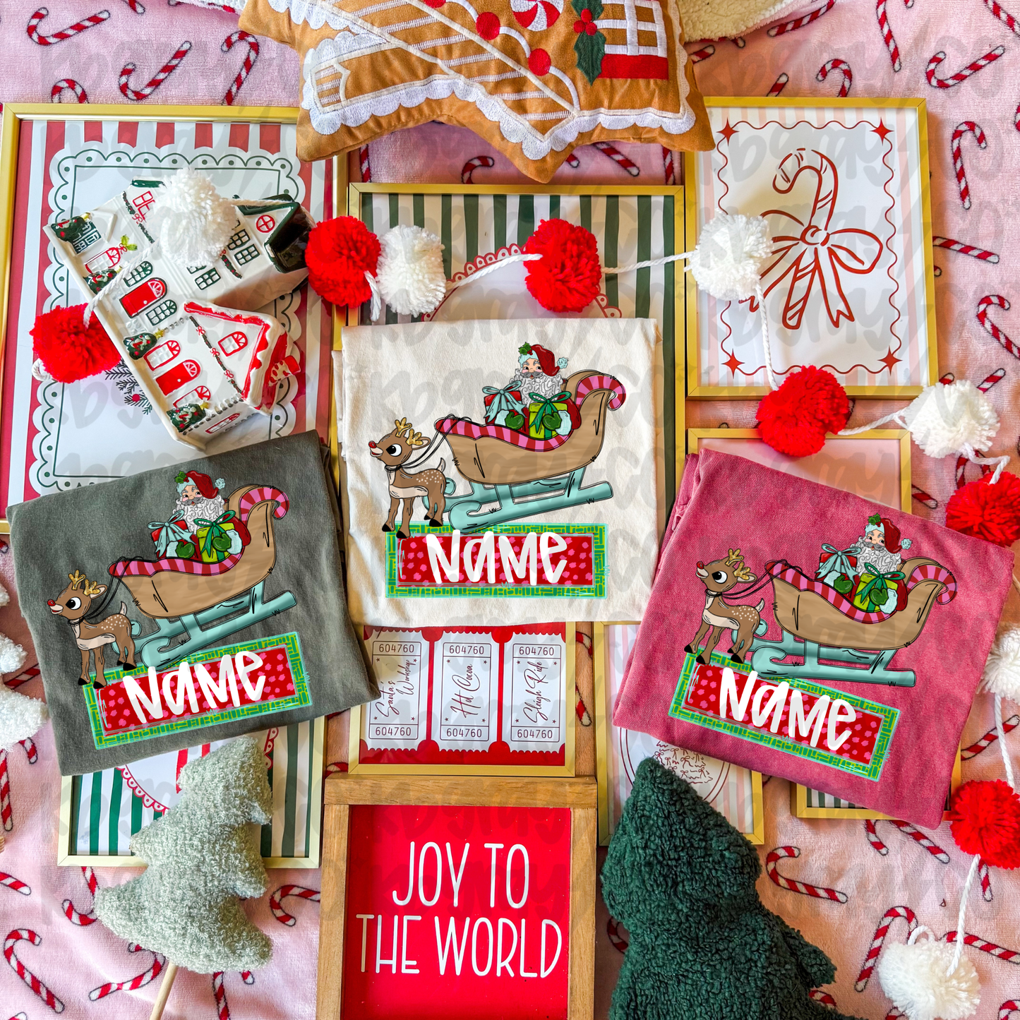 Custom Name Christmas - Adult