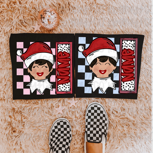 Custom Name Girl Elf - infant toddler and youth