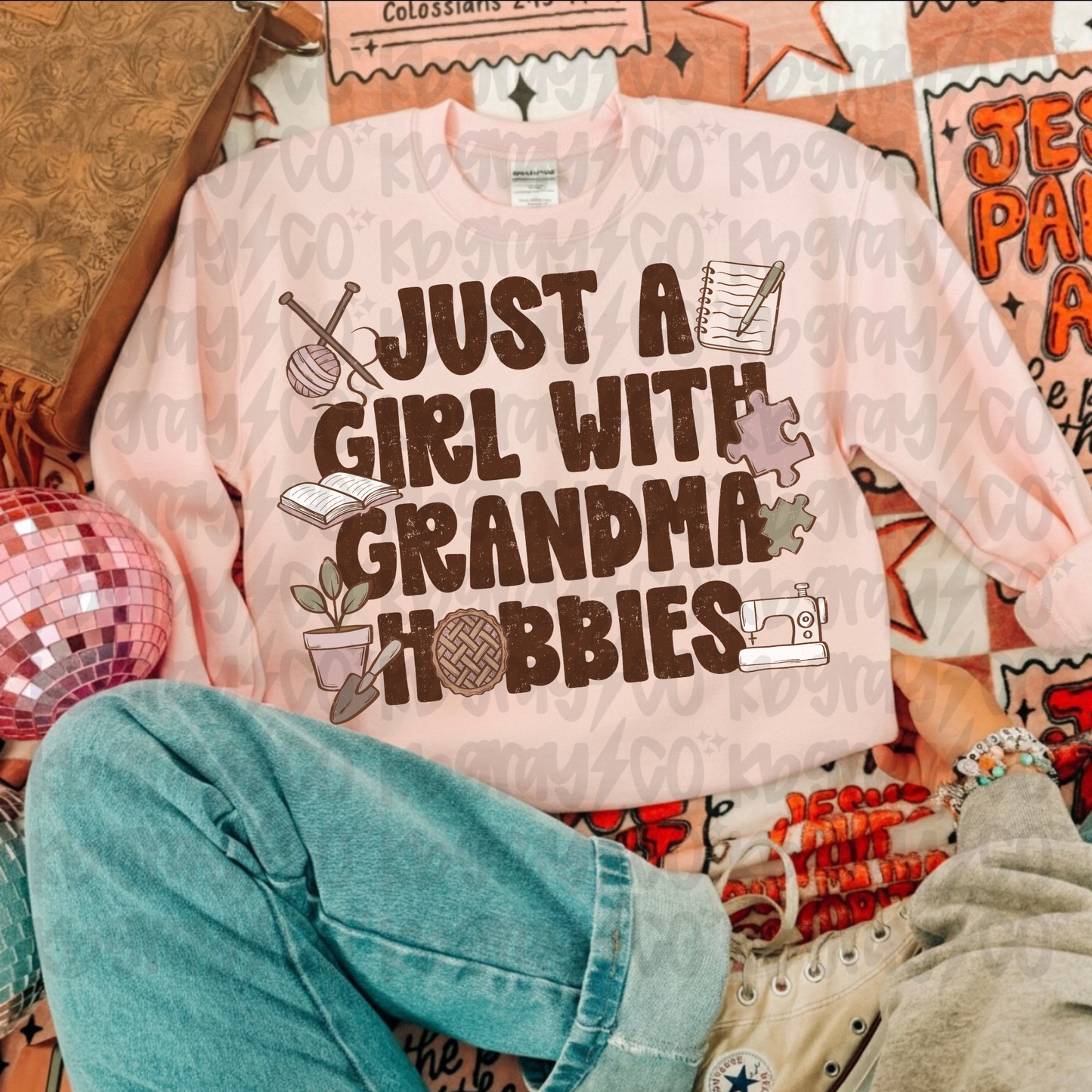 Just a girl with grandma hobbies
