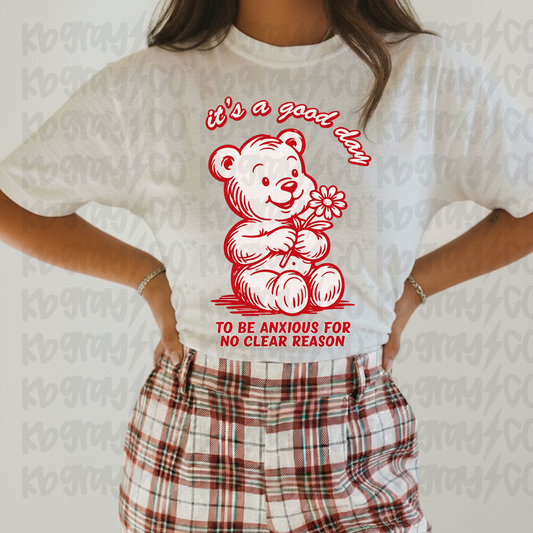 It’s a good day to have anxiety