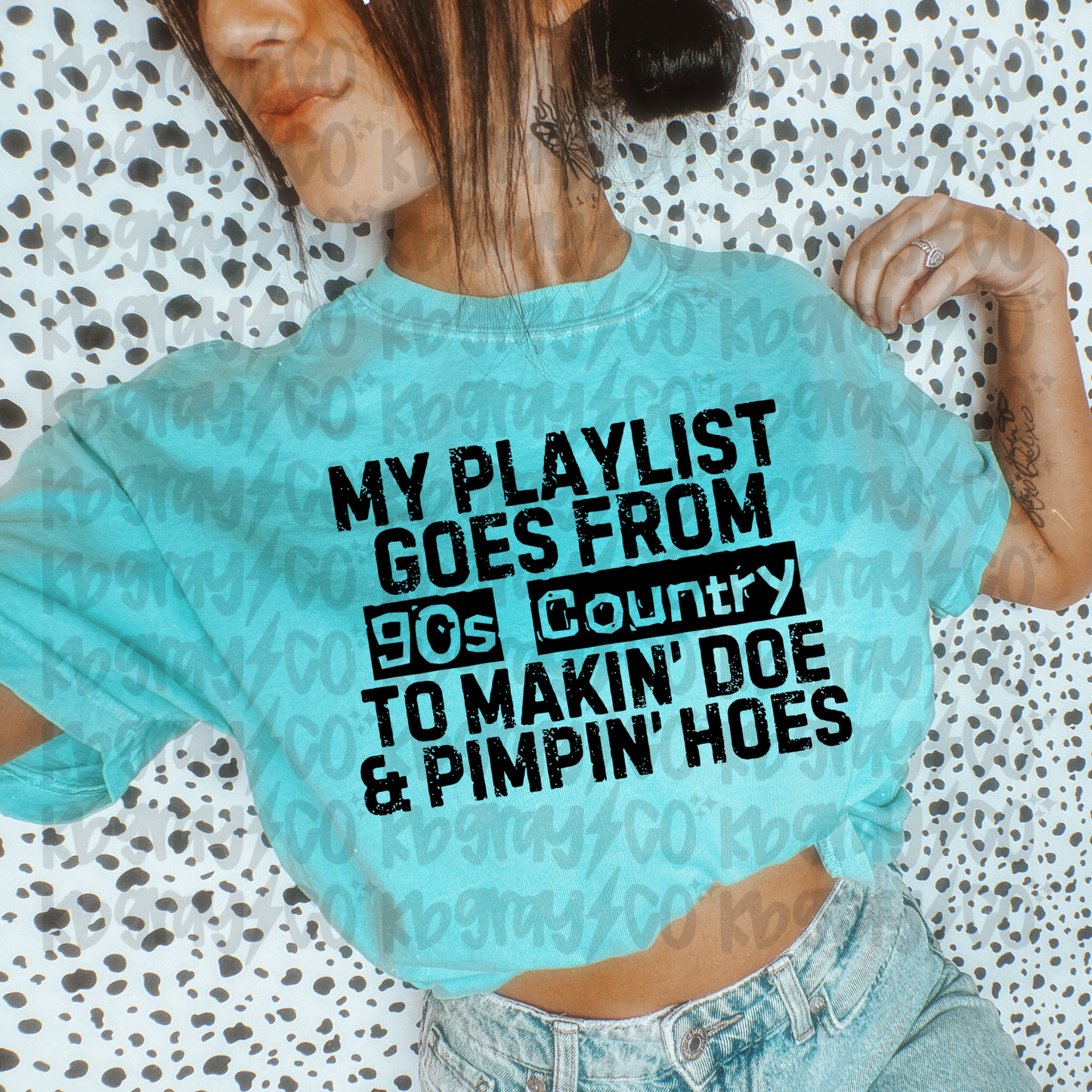 My playlist goes from 90’s country to